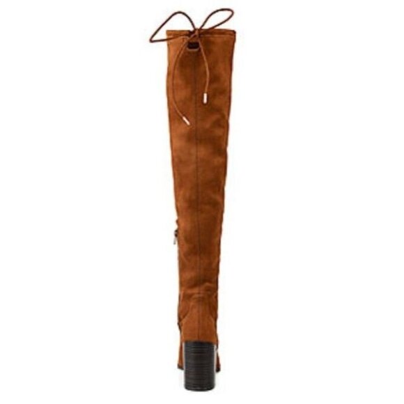 Journee Collection Womens Paras Extra Wide Calf Stacked Heel Knee Boots Size 11 - Picture 6 of 8